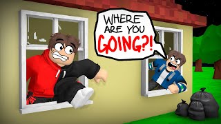 How to SNEAK OUT of Your Friend’s HOUSE in Roblox [upl. by Douglass]