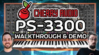 Cherry Audio PS3300 Sound Demo and Plugin WalkthroughA 48 Voice Monster Machine [upl. by Nade935]