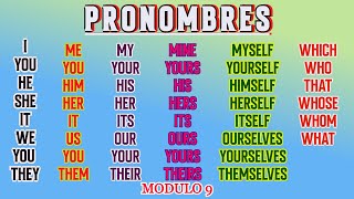 TODOS LOS PRONOMBRES EN INGLÉS PRONOMBRES RELATIVOS DE SUJETO DE OBJETO POSESIVOS REFLEXIVOS [upl. by Earla]