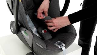 How to Take Out the Newborn Inlay I Cloud T iSize Car Seat I CYBEX [upl. by Guenna]