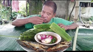 lagang gulay at pritong flying fish [upl. by Wedurn]