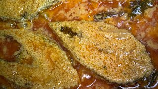 Hilsa fish with Mustard seeds ilish fish curry easy hilsa fish recipe how to cook ilish [upl. by Yam]