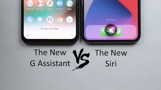 Siri in iOS 14 vs The New Google Assistant  On Pixel 4 XL amp iPhone 11 Pro Max 2020 Refresh [upl. by Nus223]