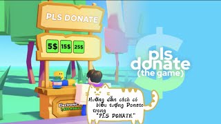 Roblox  Cách có nút Donate trong game “PLS DONATE” trên điện thoại máy tính bảng  P4RAD0X Gon [upl. by Hector849]