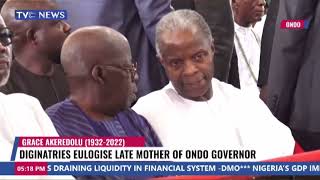 Femi Falana Bisi Akande Olusegun Mimiko others Eulogise Late Mother of Ondo Gov Grace Akeredolu [upl. by Aivataj]