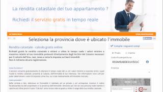 Rendita catastale gratis online [upl. by Zachary]