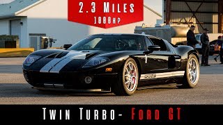 2005 Ford GT Heffner Twin Turbo Package  1000 HP  Top Speed [upl. by Hsot]