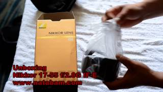 Nikkor 1755mm f28G Unboxing by Naren Kulung [upl. by Firestone384]