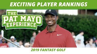 2019 Fantasy Golf Rankings  Top 10 PGA Players To Be Excited About [upl. by Hairu]