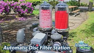 IrrigationKing Automatic Disc Filter Station [upl. by Dekow935]