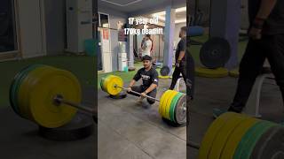 BW 65kg 170kg deadlift 😡😡 deadlift gymmotivation gym motivationalvideo deadlifttips [upl. by Suivatnad140]