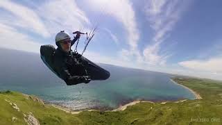 Ringstead Bay Paragliding [upl. by Paver]