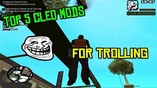 SAMP TOP 5 CLEO MODS FOR TROLLING IN SAMP [upl. by Demahum]