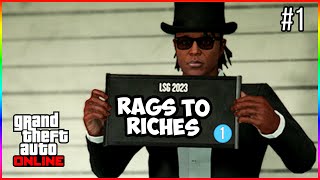 GTA Online Rags to Riches  Solo Starting From Level 1 [upl. by Annahsohs656]