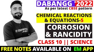 CORROSION amp RANCIDITY  CLASS 10 CHEMISTRY CHAPTER 1 PART 5  CHEMICAL REACTION AND EQUATION [upl. by Keefe]