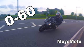 YZFR125 2016 060MPH  TOP SPEED [upl. by Macknair69]