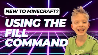 Using the fill command in Minecraft [upl. by Aeuhsoj]