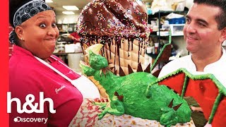 Los pasteles más grandes de la temporada  Cake Boss  Discovery HampH [upl. by Candyce]