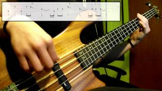 Pink Floyd  Breathe Bass Cover Play Along Tabs In Video [upl. by Kloster]