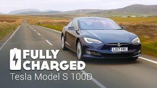 Tesla Model S 100D review  Fully Charged [upl. by Dahsraf]