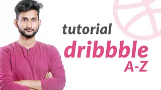 dribbble portfolio  bangla tutorial  dribbble az [upl. by Eimas889]