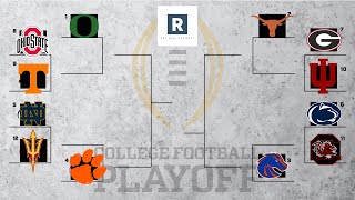 New College Football Playoff Predictions  CFB Playoff Rankings  12 Team Playoff [upl. by Lednem]