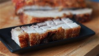 The Best Recipe For OvenBaked Sio Bak  Siu Yok Roast Pork Belly  烧肉 [upl. by Mallon]