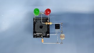 Electronic project Making a lightsensitive relay [upl. by Ecirtaemed]