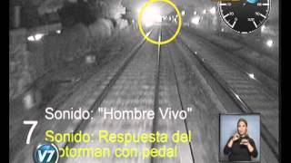 Visión 7 Tragedia de Castelar Un video muestra el choque de trenes [upl. by Rawdin]