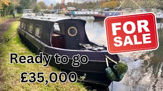 For Sale 42ft Narrowboat liveaboard houseboat canal river boat [upl. by Eolande]