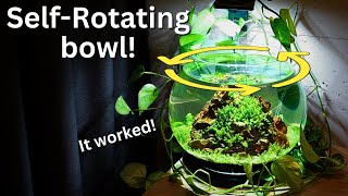 Amazing ROTATING Bowl Aquarium EPIC Fish Tank Design step by step [upl. by Adriaens191]