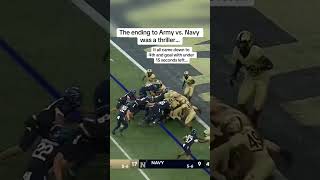 Army vs Navy was a game of inches 😱 [upl. by Nerraf]