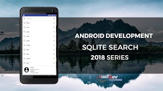 Android Development Tutorial  Search on SQLite data [upl. by Gauthier]