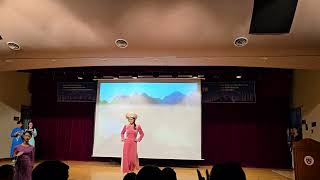 Vietnamese Students Ao Dai performances in Chungbuk National University 2024 [upl. by Ytirehc]