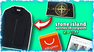 Stone Island Patches im Vergleich ⚪️ topstoney amp aliexpress [upl. by Carlee]