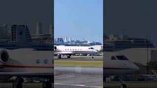 Impressive Gulfstream G550 takeoff from SIG Airport Shorts [upl. by Cyrus]