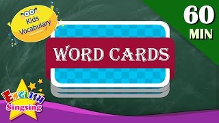 Kids vocabulary compilation  Words Theme collection  Word cards  review [upl. by Lonnard]