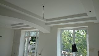 арка и потолок из гипсокартона пример дизайна Drywall ceiling [upl. by Eusebio214]