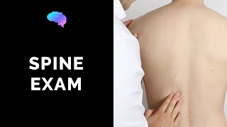 Spine Examination  OSCE Guide  UKMLA  CPSA [upl. by Mathi]