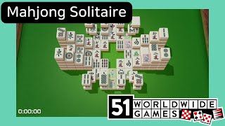 Mahjong Solitaire  51 Worldwide Games  Nintendo Switch Gameplay [upl. by Arba]