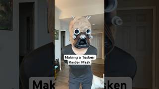 Making a Tusken Raider Mask  Star Wars Cosplay Tutorial shorts starwarscosplay [upl. by Gnap]