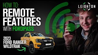 How to REMOTE START your 2023 Ford Ranger with the FordPass App [upl. by Bergeron]