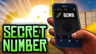 GTA 5 Easter Eggs  SECRET PHONE NUMBER BOMB GTA 5 Secret Black Cellphone Easter Egg [upl. by Ayhtnic]