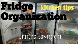 fridge organisation  refrigerator  kitchen tips  how to use and store in fridge for a long time [upl. by Alahsal526]