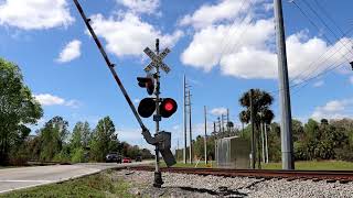 Sunday Railfanning on the CSX Carters Subdivision  Loughman amp Poinciana FL [upl. by Airdnaid]