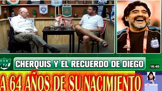 AZZARO Y CHERQUIS RECUERDAN A MARADONA A 64 AÑOS DE SU NACIMIENTO [upl. by Enyamrahc]