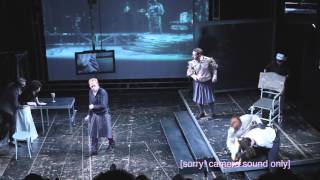 HAMLET fight scene including onstage gaffe 012816 [upl. by Zolly467]