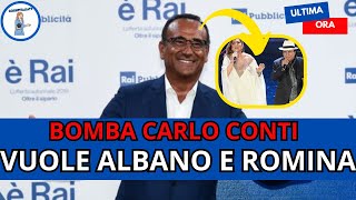 🎤💥 BOMBA SANREMO 2025 CONTI VUOLE AL BANO E ROMINA 😱🔥 REUNION SHOCK ALLARISTON 👫🎶 [upl. by Niki]