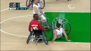 Wheelchair Basketball Ankle Breaker Compilation [upl. by Nylekoorb]