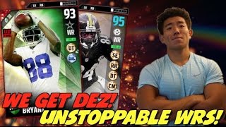 WE GET DEZ BRYANT UNSTOPPABLE RECEIVERS MADDEN 17 ULTIMATE TEAM [upl. by Edme]